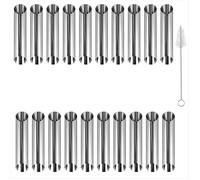 Ensemble de Moules de Cuisson pour Cannoli, Ensemble de Moules en Corne de Crème, Moules à Tubes de Cannoli en Acier Inoxydable,