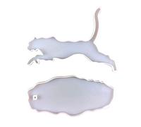 Ensemble de moules de moulage d ' ornement en résine pour un, Clear | Deux pièces de moule complémentaires, un profil de figure bondissante et une base assortie pour un concept