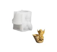 Ensemble de moules décoratifs en silicone angélique, accessoire polyvalent pour gâteaux et moules époxy stimulant l'imagination