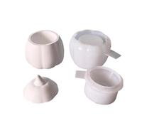 Ensemble de moules d'Halloween en silicone de qualité alimentaire avec motifs de citrouille Specters pour glaçons au chocolat et moules en silicone multi-usages pour desserts