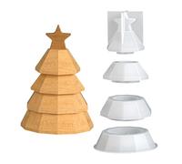 Ensemble de moules empilables en silicone de qualité supérieure pour créer des récipients décoratifs et des boîtes cadeaux, boîte en résine avec couvercle
