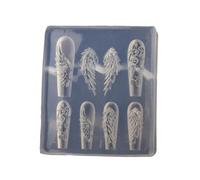 Ensemble de moules en silicone Bowknot, à, Wings, C | Moule en Silicone Flexible pour créer des boucles d ' oreilles et des colliers 3D Nail Art, outil de fabrication,