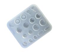 Ensemble de moules en silicone pratiques pour la fabrication de bijoux divers et faits à la main