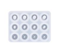 Ensemble de moules en silicone réutilisables pour la fabrication de perles en résine, outils de fabrication de bijoux multi-formes, accessoires de pierres précieuses en cristal, moules à perles de