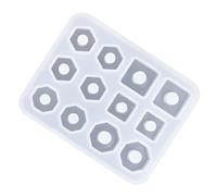 Ensemble de moules en silicone réutilisables pour la fabrication de perles en résine, outils de fabrication de bijoux multi-formes, accessoires de pierres précieuses en, moules artisanaux en