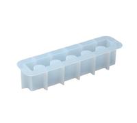 Ensemble de moules en silicone robustes à base de fleur de plusieurs tailles, accessoire portable pour fournitures artisanales, fabrication de bougies, artisanat de plâtre, vase à tube à essai