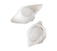 Ensemble de moules en silicone souple en forme de coquillage époxy pour récipients en résine et décorations d'intérieur