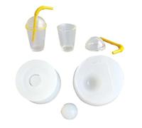 Ensemble de moules miniatures en silicone pour projets de fabrication de thé à bulles, de paille, de répliques