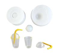 Ensemble de moules miniatures en silicone pour tasse à thé, tasses à thé, paille, répliques de projets de fabrication artisanale
