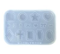 Ensemble de moules pratiques en silicone pour la fabrication de divers projets d'artisanat et de bijoux faits à la main, accessoires robustes