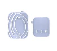 Ensemble De Moules Présentoir Médailles 2 Pièces Comprenant Un Porte-clés Organisateur Bijoux Moule En Silicone Et Moule Base Carrée Des Moules