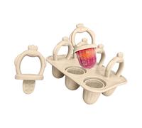 Ensemble de moules sucrés pour une préparation de, Beige | Divers modèles amusants conçus pour recevoir des invités ou des réunions de famille, avec une libération sans