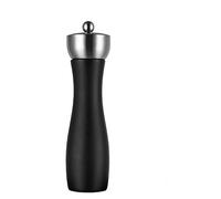 Ensemble de moulins à sel et poivre en bois noir de 15,2 cm, 20,3 cm, 30,5 cm, moulin manuel rechargeable pour la cuisine, parfait pour les chefs à domicile