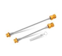 Ensemble de moyeux avant et arrière pour vélo de route - Antivol - Libération rapide - Moyeux de vélos de montagne - Leviers faciles à utiliser en alliage d'aluminium