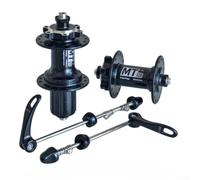 Ensemble de moyeux de vélo en alliage d'aluminium avec roulements scellés, 28/32H avant 100 mm arrière 135 mm, disque à 6 boulons, pour cassette HG 11/12 vitesses, libération rapide de 5 mm (32 trous