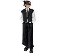 Ensemble De Naissance pour Bébé Fille Vetement Fille Ado, Ensemble Fille 2 Pièces Veste et Pantalon Large Élégant Tenue Décontractée pour Adolescentes Tendance Mode Confortable