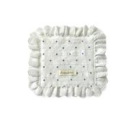 Ensemble de napperons décoratifs en dentelle en forme de cœur pour dîners romantiques, réceptions de mariage, dessus de table en coton lavable en tissu lacets, napperons et serviettes de table
