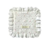 Ensemble de napperons décoratifs en dentelle en forme de cœur pour dîners romantiques, réceptions de mariage, dessus de table en coton lavable en tissu lacets, napperons et serviettes de table
