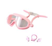 Ensemble de Natation pour avec Lunettes antibuée Pince-Nez et Bouchons d'oreilles oculaire adaptée aux garçons Filles dès 3 Ans jusqu'à 16 Ans idéal baignade Estivale