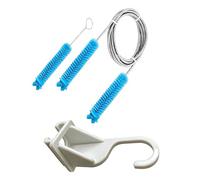 Ensemble de nettoyage complet pour tube de machine à respirer avec brosse et support de rangement qui fonctionne avec la plupart des tuyaux d'appareils stérilisateurs d'équipement de sommeil