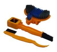 Ensemble De Nettoyage De Chaîne De Moto - Rondelle De Chaîne De Moto 3 Pièces, Vélos | Outils De Soins De Chaîne, Légers Et Portables, Kit De Nettoyage Pour Un