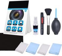 Ensemble de Nettoyage d'objectif d'appareil Photo Souffleur d¿air, Stylo de Nettoyage pour lentille 2 en 1, Brosse de Nettoyage, Vaporisateur Vide , Papier de Nettoyage pour