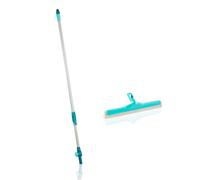 ensemble de nettoyage, manche télescopique 190 cm avec articulation + tête balai-raclette salle de bains (56423-Click)
