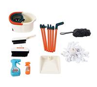 Ensemble de Nettoyage pour Enfants, Balai détachable coloré, vadrouille, plumeau, Pelle à poussière, Brosse, Jouet, Produits de Nettoyage pour la Maison pour Les Tout-Petits de 3