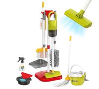 Ensemble De Nettoyage Pour Ėnfants - Jouets D'éducation Précoce, Fournitures D'activités Ménagères, Outils D'apprentissage De Simulation | Salle De Jeux Intérieure Pour Créer Des Liens Familiaux, Sall