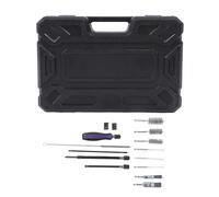 Ensemble de nettoyage pour foret à fil torsadé, 19 pièces, brosse métallique de nettoyage pour perceuse électrique pour injecteur de carburant et moteur de voiture, kit de brosses