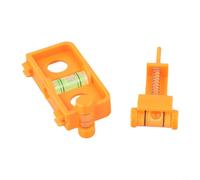 Ensemble de niveaux d'arc pour arc recourbé et long - Kit d'alignement précis des cordes - Construction en ABS - Équipement d'extérieur - Orange - 2,8 x 6,68 cm (orange)
