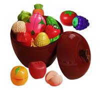 Ensemble de nourriture à couper - Imitation légumes pour jeu interactif parent-enfant, ensemble de fruits et légumes mensonges | pour garçons et filles de 3 ans et plus, cadeau d'anniversaire, cadeau