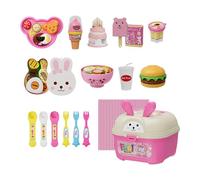 Ensemble de Nourriture de de Simulation, Jouet de Cuisine de de rôle pour , kit de goûter Princesse d'apprentissage précoce avec Accessoires Alimentaires, Ensemble de éducatif,