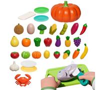 Ensemble de nourriture de jeu pour la cuisine des | Tri réaliste jouet éducatif | Aliments de jeu réalistes pour , magasin de supermarché, aliments, ferme, chariot de courses
