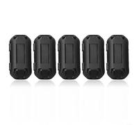 Ensemble de noyaux de ferrite pour câble, anneau de filtre anti-interférences de 5 mm pour câble USB audio vidéo bloc d'alimentation coaxial RFI pour suppression Emi Noir 2 ou 5 pièces (5 pièces)