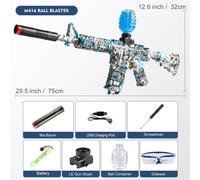 Ensemble De Odorbl84électrique M416,Jouet De Tir De Haute Précision,Jouet D'extérieur Parfait,Cadeau D'anniversaire,Balles Exclues - Type Blue #A