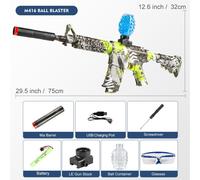 Ensemble De Odorbl84électrique M416,Jouet De Tir De Haute Précision,Jouet D'extérieur Parfait,Cadeau D'anniversaire,Balles Exclues - Type Green #B