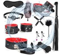 Ensemble De Onze PièCes De Corde De Tension En Cuir Et D'Accessoires DéCoratifs, Un éQuipement D'EntraîNement D'éTirement Pratique Et Beau - Y6 (Rouge)