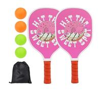 Ensemble De Paddle Pour Balles De Sport - Kit De Paddle Pour Boules Avec Trou Vibrant, Ensemble De Balles Colorées | Événements Sociaux, Lieux Extérieur, Terrains De Jeux, Jeux D'Entraînement Avec