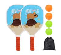 Ensemble De Paddle Pour Boules Avec Trou - Kit De Paddle Pour Balles De Sport, Jeu De Paddle Aux Couleurs Vives | Équipement D'entraînement Pour Lieux, Rencontres Sociales, Champs En Plein Air, Jeu De