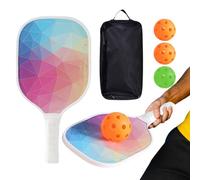 Ensemble de pagaye de en 2 pièces - Équipement Sportif de élevé | Pagaies légères pour Les Courts extérieurs Backyard Games Gym School Travel and Athletes, 14.57x7.09x0.59 Pouces