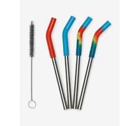 Klean Kanteen - Reusable straws 4 Pack - 8mm short - Pailles Multi Color / Steel - Taille unique