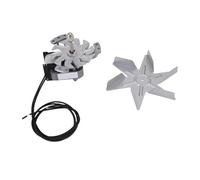 Ensemble de pales de ventilateur de moteur de four, moteur de four et pales de ventilateur, moteur de séchage haute Performance en aluminium résistant à la chaleur avec 6 pales de ventilateur