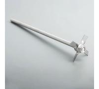 Ensemble de palettes d'agitateur de laboratoire en acier inoxydable 304, hélice à quatre pales avec tige d'agitation, 1 pièce(100mm)