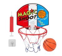 Ensemble de Panier de Basket-Ball - Cerceau de Basket Mural 34 x 35 cm, Large Application | Jouet d'entraînement de Basket-Ball en ABS PP avec Fonction silencieuse, Jeu de balles de tir pour e