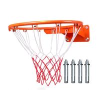 Ensemble de panier de basket-ball d'extérieur réglable à fixation murale pour installation de poteaux d'arbre de clôture