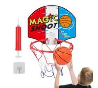 Ensemble De Panier De Basket-ball - Mini De 13 Pouces | PP ABS - Planche De Basket-ball De Table Avec Pompe À Filet Et Crochet Pour Des Exercices Amusants, Cadeaux D'anniversaire Et
