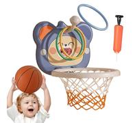 Ensemble de Panier de Basket - Jeu de Basket pour à Fixer sur Porte ou au Mur avec 2 Ballons gonflables, sans perçage, Jouet de Sport d'intérieur | Cadeau d'activité Physique Amusant pour