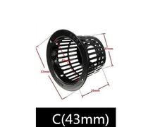Ensemble De Panier En Filet Pour Pot À Mailles, Collier Clone, Insertion De Mousse, Plante Hydroponique Aéroponique, 10 Pièces.Black - C