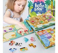 Ensemble de panneau de l''histoire de la ferme, kit d''expression artistique avec alphabet et animaux pour l''éducation précoce, livre animé pour l''apprentissage des enfants d''âge préscolaire, jouet